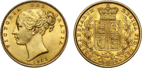 MS63+ | Victoria 1863 gold Sovereign