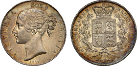 AU58 | Victoria 1844 silver Crown