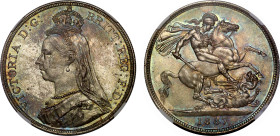 MS63 | Victoria 1887 silver Crown