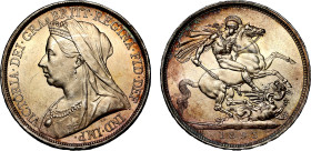 MS62 | Victoria 1893 LVI silver Crown