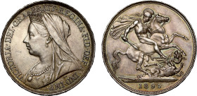 MS62 | Victoria 1895 LIX silver Crown