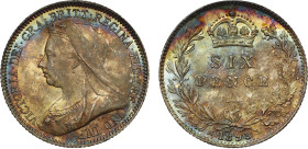 MS63 | Victoria 1893 silver Sixpence