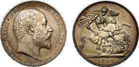 PF62 MATTE | Edward VII 1902 matte proof silver Crown