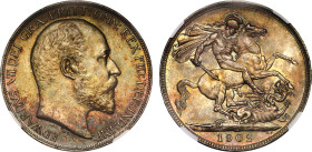 MS64 | Edward VII 1902 silver Crown