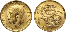 George V 1911 gold Sovereign