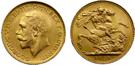 George V 1925 gold Sovereign