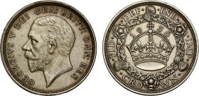 George V 1936 .500 silver 'Wreath' Crown | AU DETAILS