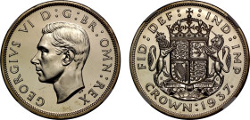 PF64 | George VI 1937 silver proof Crown