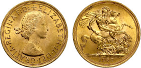 Elizabeth II 1957 gold Sovereign