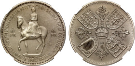 PF65 MATTE | Elizabeth II 1953 matte proof cupro-nickel Crown