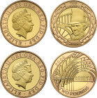 Elizabeth II 2006 gold proof 'Brunel Bicentennial' Two Pounds Set (2)