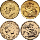 Elizabeth II 2021 95th Birthday Sovereign 2-Coin Set