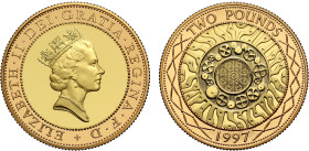 Elizabeth II 1997 gold proof 'Technology' Two Pounds