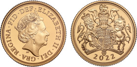 Elizabeth II 2022 gold proof Sovereign