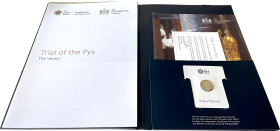 Elizabeth II 2019 gold proof 1/4oz Britannia (Trial of the Pyx)