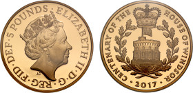 PR70 DCAM | Elizabeth II 2017 gold Windsor Centenary £5