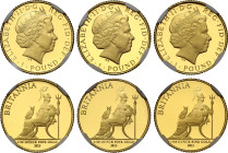 PF70 UCAM | Elizabeth II 2013 gold 1/20 oz Britannias (3)