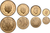 PF69-70 UCAM | Charles III 2022 4-coin gold proof Memorial Set