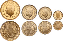 Charles III 2022 Memorial 4-coin gold proof Set