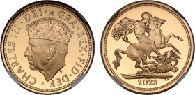 PF70 UCAM | Charles III 2023 gold proof Coronation Sovereign