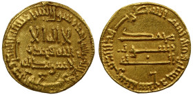 Abbasid al-Mahdi gold Dinar AH 167