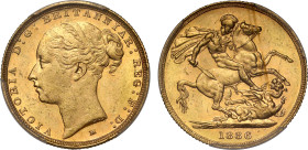 MS63 | Australia Victoria 1886-M gold Sovereign