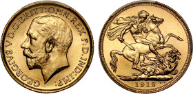 MS65 | Australia George V 1912-S gold Sovereign