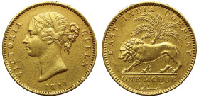 India Victoria 1841 gold Mohur