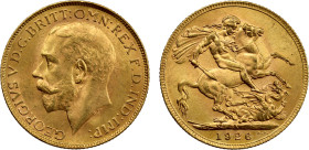 South Africa George V 1926-SA gold Sovereign