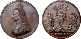 MS63 BN | Golden Jubilee of Queen Victoria 1887 bronze Medal