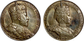 MS62 | Coronation of Edward VII 1902 silver Medal
