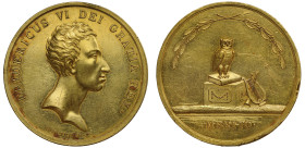 Denmark Frederick VI gold Prize Medal
