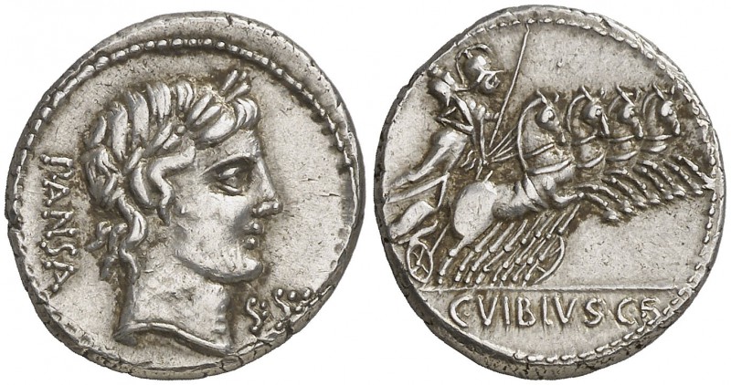 (90 a.C.). Gens Vibia. Denario. (Craw. 342/5b) (FFC. 1191). 3,73 g. Bella. EBC.