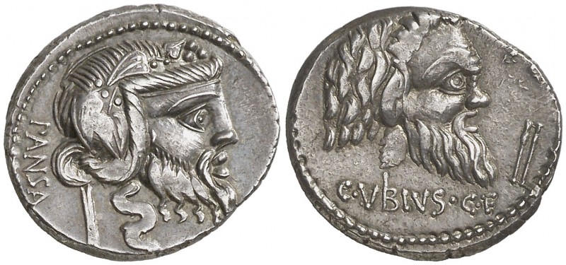 (90 a.C.). Gens Vibia. Denario. (Craw. 342/1) (FFC. 1213, mismo ejemplar). 4,12 ...