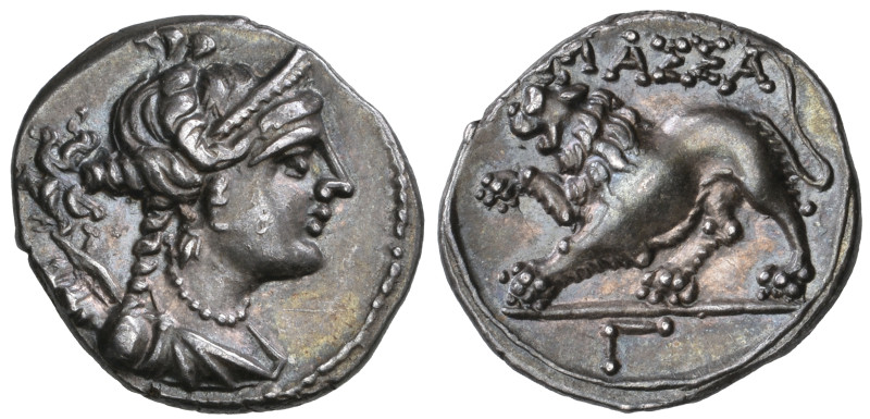 ‡ Gaul, Massalia, drachm, c. 150-100 BC, diademed and draped head of Artemis rig...