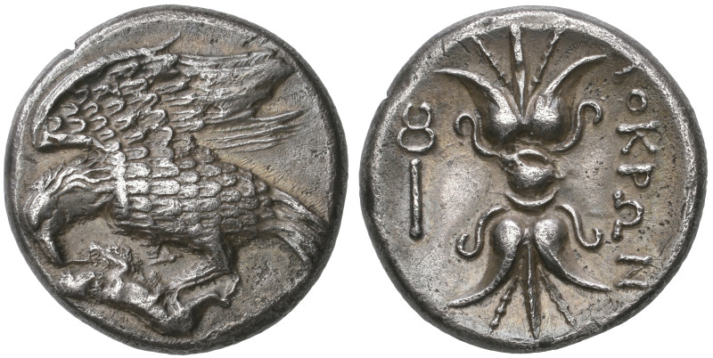 ‡ Italy, Bruttium, Lokroi Epizephyrioi, stater, c. 300 BC, eagle with spread win...