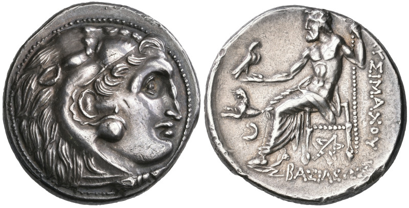 ‡ Kings of Thrace, Lysimachos (306-281 BC), tetradrachm, Colophon, c. 299-296 BC...