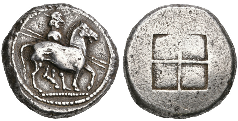 ‡ Thraco-Macedonian, the Bisaltai, temp. Alexander I of Macedon (498-454 BC), tr...