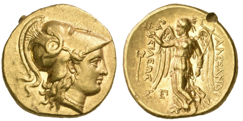 ‡ Kings of Macedon, Alexander III (336-323 BC), gold stater, Tarsos, 323-317 BC,...