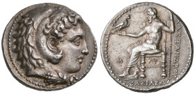 ‡ Kings of Macedon, Alexander III (336-323 BC), tetradrachm, Babylon, 323-317 BC, head of Herakles right in lion-skin headdress, rev., ΒΑΣΙΛΕΩΣ ΑΛΕΞΑΝ...