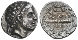 ‡ Kings of Macedon, Philip V (220-179 BC), drachm, diademed head right, rev., ΒΑΣΙΛΕΩΣ ΦΙΛΙΠΠΟΥ, club and three monograms within oak wreath; to left, ...