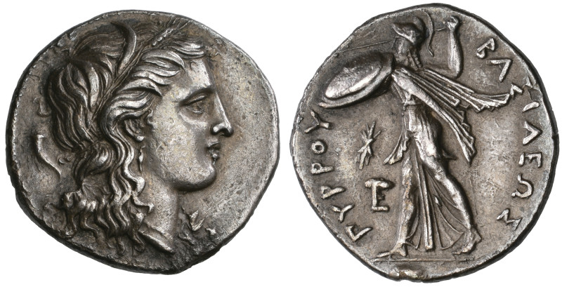 ‡ Kings of Epirus, Pyrrhus (295-272 BC), octobol, struck at Syracuse, c. 278 BC,...