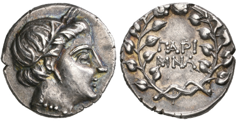 ‡ Cycladic Islands, Paros, drachm, 2nd century BC, head of Demeter, her hair wre...