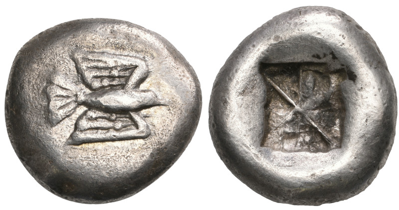 ‡ Cycladic Islands, Siphnos, stater, c. 540-525 BC, eagle in flight to right, re...