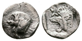 Hemiobol AR
Mysia, Kyzikos, c. 450-400 BC
9 mm, 0,39 g