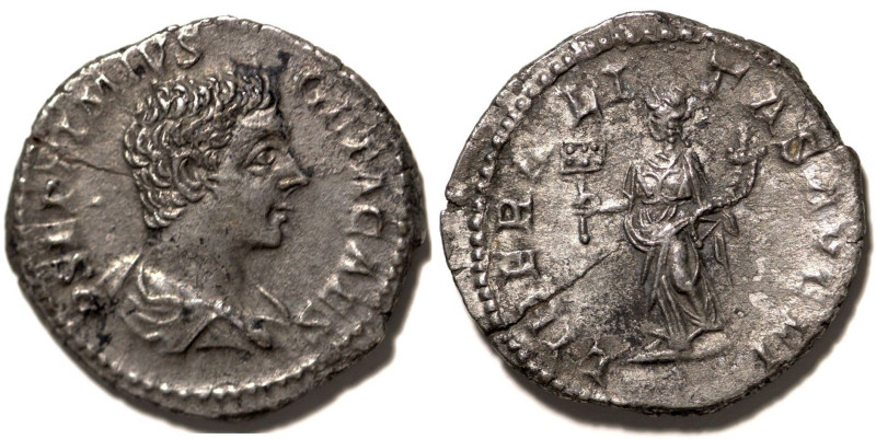 Denarius AR
Elagabal (218-222), Rome, MP ANTONINVS PIVS AVG, laureate bust of E...