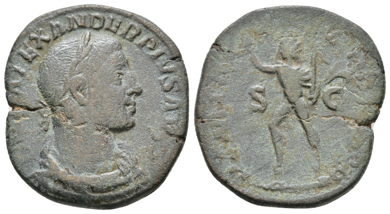 Sestertius Æ
Severus Alexander (222-235), Rome, issued in 230 AD, Laureate head...