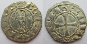 Denier AR
Principality of Antioch, Antioch, Bohemond III (1163-1201)
17 mm, 0,81