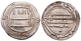 Dirham AR
Dirham AR
Abbasid, Madinat al-Salam mint, al-Mahdi AH 158-169, dated 161 AH
25 mm, 2,59 g
