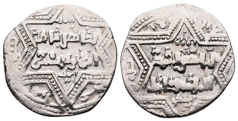 Dirham AR
Ayyubids, Dimashq mint, al-Kamil Muhammad I AH 615-635
21 mm, 2,82 g